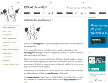 Tablet Screenshot of equality4men.com